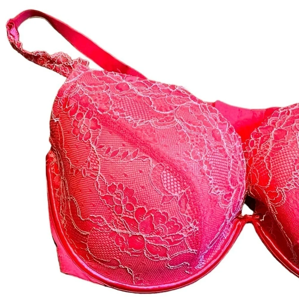 Cacique Pink Lace Bra Womens Size 44DD